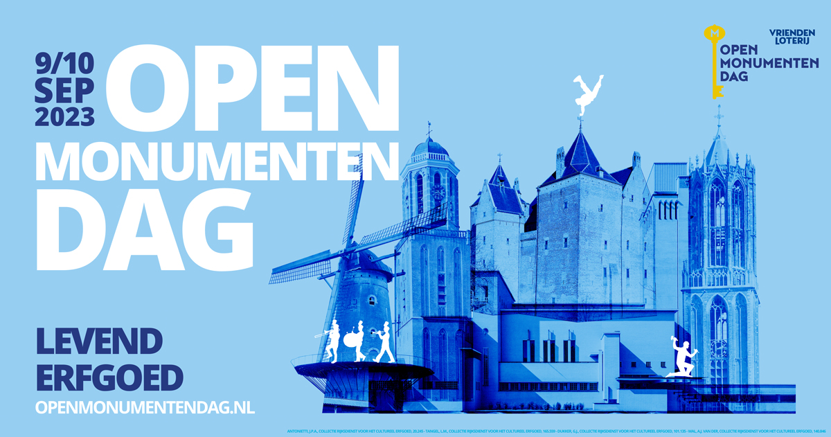 9 en 10 september: Open Monumentendag